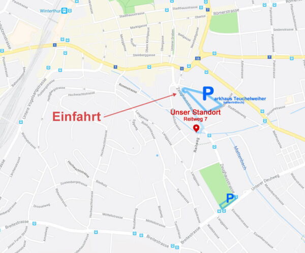 Parkieren beim 