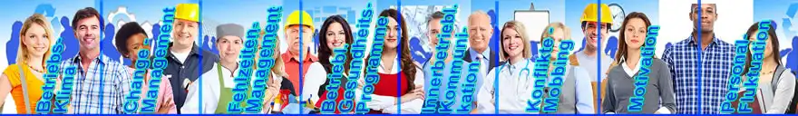 Beratungsbereiche : Betriebsklima, Change Management - Prozessbegleitung, Fehlzeitenmanagement. Betriebliche Gesundheitsförderung. Innerbetriebliche Kommunikation. Konflikte. Mobbing. Personalfluktuation - The Good Solution GmbH - www.mental-sparring.ch